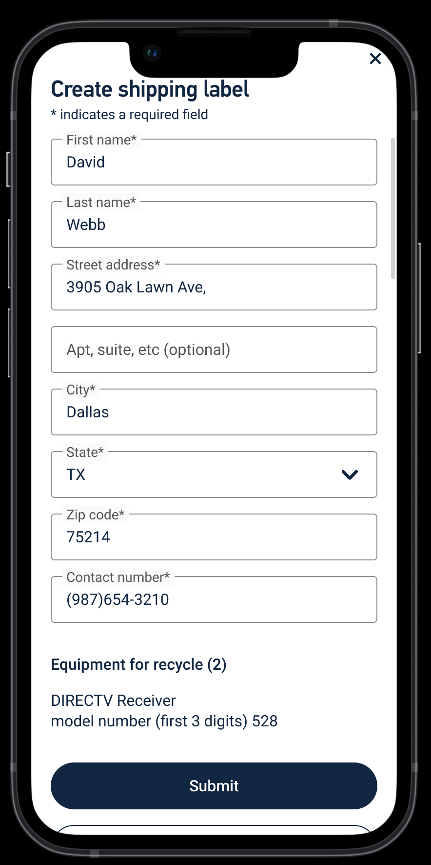 mobile result image